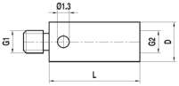 [230003] Adaptateur acier M2 / M3