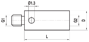 Adaptateur acier M2 / M3