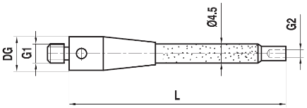 Adaptateur à filet/extension céramique M4/M3