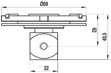 [561001] Assiette pour système de mesure MT
