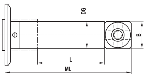 [572004] Rallonge pour assiette ø 11 L=60